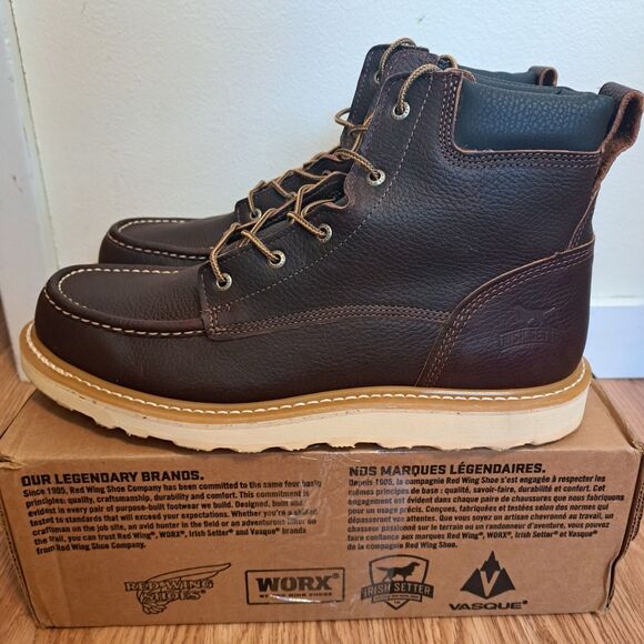 Irish Setter Ashby Work Boot Men’s Size 14 Brown Leather 83605 Electrical Hazard main image 4